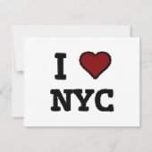 Ich liebe NYC Herz (Rückseite)