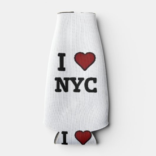 Ich liebe NYC Herz Flaschenkühler (Vorderseite)