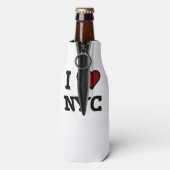 Ich liebe NYC Herz Flaschenkühler (Flasche Rückseite)