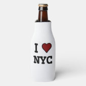Ich liebe NYC Herz Flaschenkühler (Flaschenvorderseite)