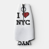 Ich liebe NYC Herz Flaschenkühler (Rückseite)