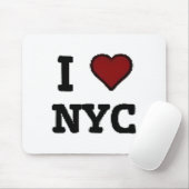 Ich liebe NYC Herz Mousepad (Mit Mouse)