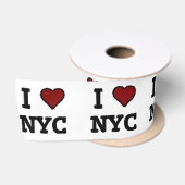 Ich liebe NYC Herz Satinband (Spule)