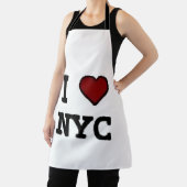 Ich liebe NYC Herz Schürze (InSitu)