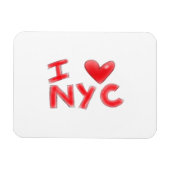 Ich liebe NYC Klassiker Magnet (Horizontal)