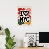 Ich liebe NYC Pop-Art Poster (Heimbüro)