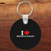 Ich liebe O-ryu Karate Schlüsselanhänger (Vorderseite)