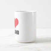 Ich liebe Oakland Kaffeetasse (Mittel)