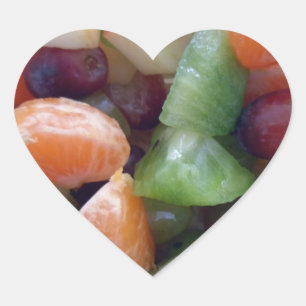 Ich Liebe Obstkleber. Herz-Aufkleber