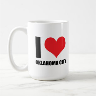 Ich liebe Oklahoma City Kaffeetasse