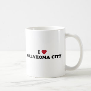 Ich liebe Oklahoma City Kaffeetasse