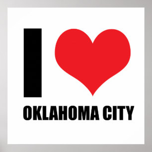 Ich liebe Oklahoma City Poster