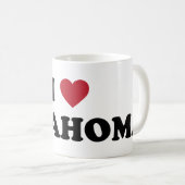 Ich liebe Oklahoma Kaffeetasse (VorderseiteRechts)