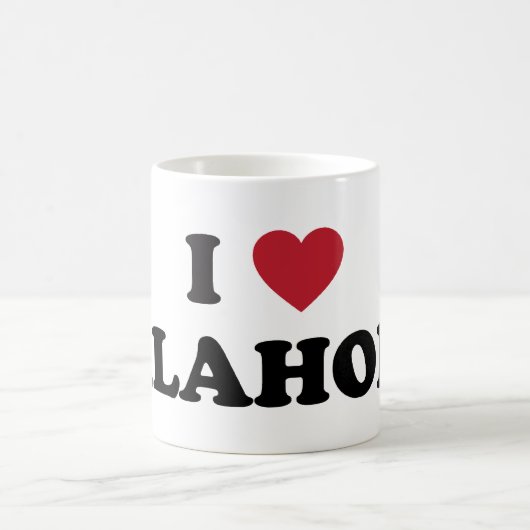 Ich liebe Oklahoma Kaffeetasse (Mittel)