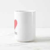 Ich liebe Ökosystem Kaffeetasse (Mittel)