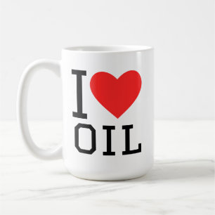 Ich liebe Öl Kaffeetasse