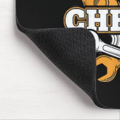 Ich liebe Ölchecks Lustiger Auto-Mechaniker Männer Mousepad (Ecke)