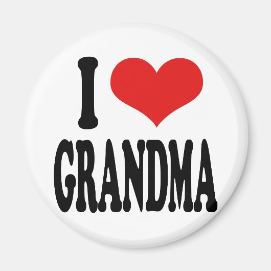 Ich liebe Oma Magnet (Vorne)