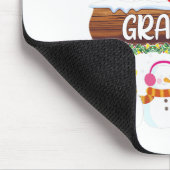 Ich Liebe Oma Snowman Weihnachtsfamilie Weihnachte Mousepad (Ecke)