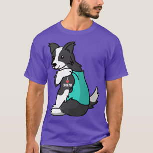 Ich liebe Oma Tattoo Border Collie Großmutter Tu T-Shirt