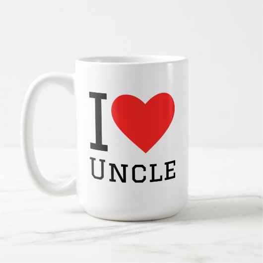Ich liebe Onkel Kaffeetasse (Links)
