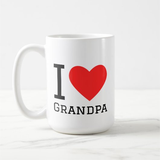 Ich liebe Opa Kaffeetasse (Links)