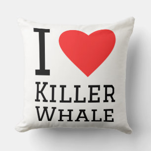 Ich liebe Orcas Kissen