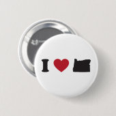 Ich liebe Oregon Button (Vorne & Hinten)