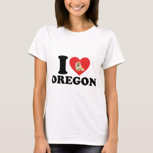 Ich Liebe Oregon und meine Chow Chow T-Shirt