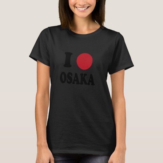 Ich liebe Osaka T-Shirt (Vorderseite)