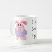 Ich liebe Ostereier Kaffeetasse (Vorderseite Links)