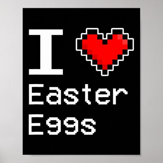 Ich liebe Ostereier  Poster (Vorne)
