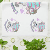 Ich Liebe Ostern! Osterhase Geschirrtuch (Gefaltet)