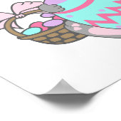 Ich Liebe Ostern! Osterhase Poster (Ecke)