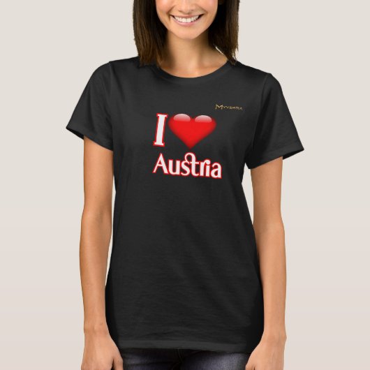Ich liebe Österreich T-Shirt (Vorderseite)