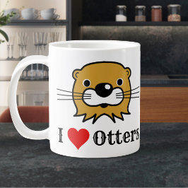Ich Liebe Otters. Höhere Wertschätzung Jumbo-Tasse