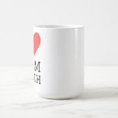 Ich liebe Palm Beach Kaffeetasse (Mittel)