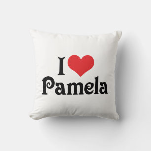 Ich liebe Pamela Kissen