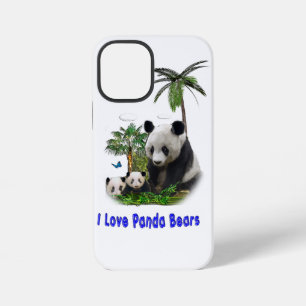Ich liebe Panda Bären iPhone 12 Mini Hülle