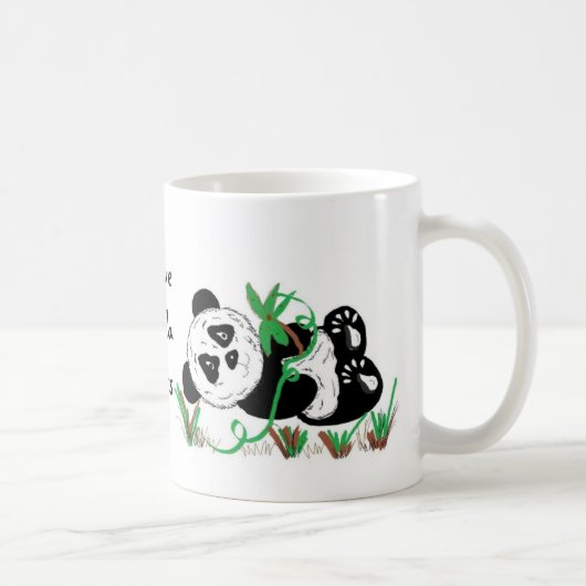Ich liebe Panda Bären Kaffeetasse (Rechts)