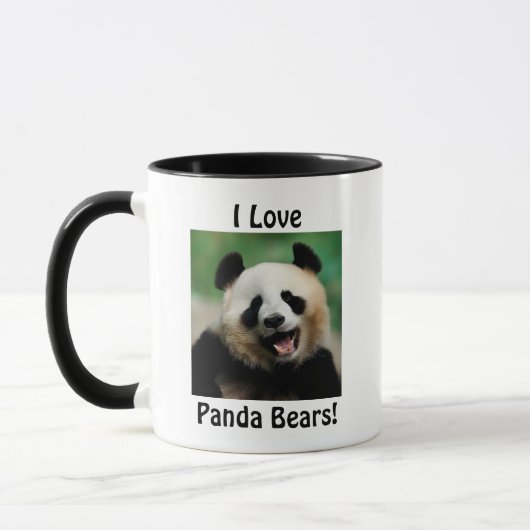Ich liebe Pandas Tasse (Links)