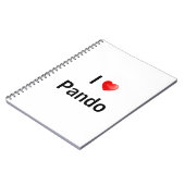 Ich liebe Pando Notizblock (Linke Seite)