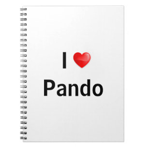Ich liebe Pando Notizblock