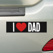 Ich liebe Papa-Aufkleber Autoaufkleber (Auf Auto)