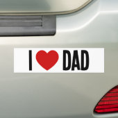 Ich liebe Papa Aufkleber Autoaufkleber (Auf Auto)