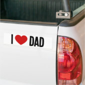 Ich liebe Papa Aufkleber Autoaufkleber (Auf Lkw)