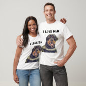 Ich liebe Papa T-Shirts Rottweiler (Unisex)