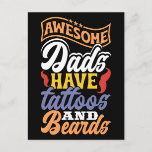 Ich liebe Papa Tattoo Perfektes Vatertagsgeschenk  Feiertagspostkarte