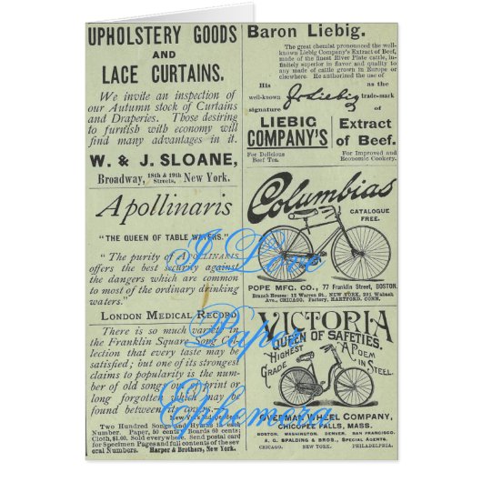 Ich liebe Papier-Ephemera (Vorne)