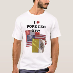 Ich Liebe Papst Leo XIV! (Fassung II) T-Shirt